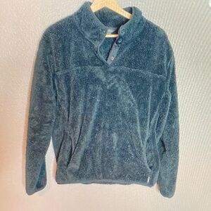 Men's Blue Fleece Sweater